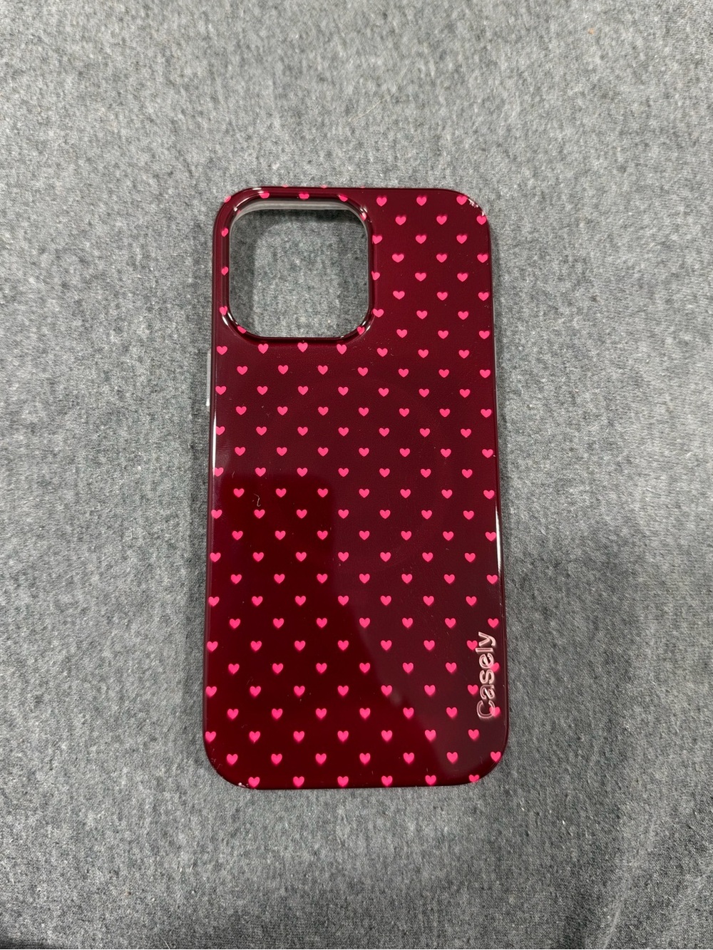 FGUC - Casely iPhone 16 Pro Max Case - Heart Noir
